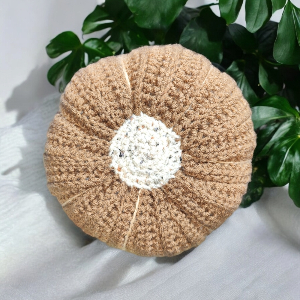 Handmade Crochet Fall Pumpkin Decor - Picture 3 of 3